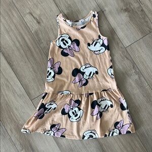 H&M Pink Sundress Sleeveless Crew Neck Casual